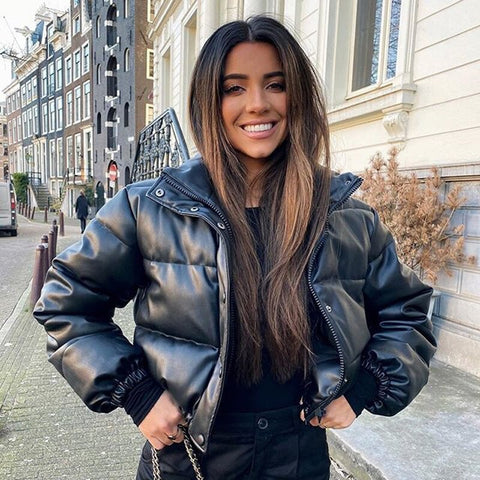 Breasted Padded Down Jacket