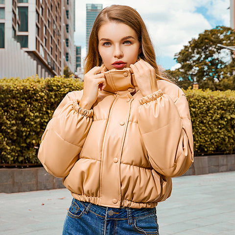 Breasted Padded Down Jacket