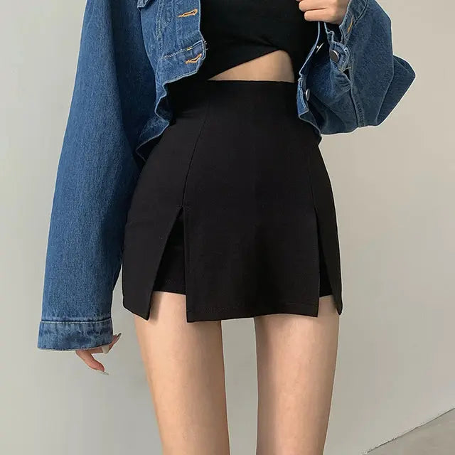 High Stretch Shorts Skirts Mixnorth